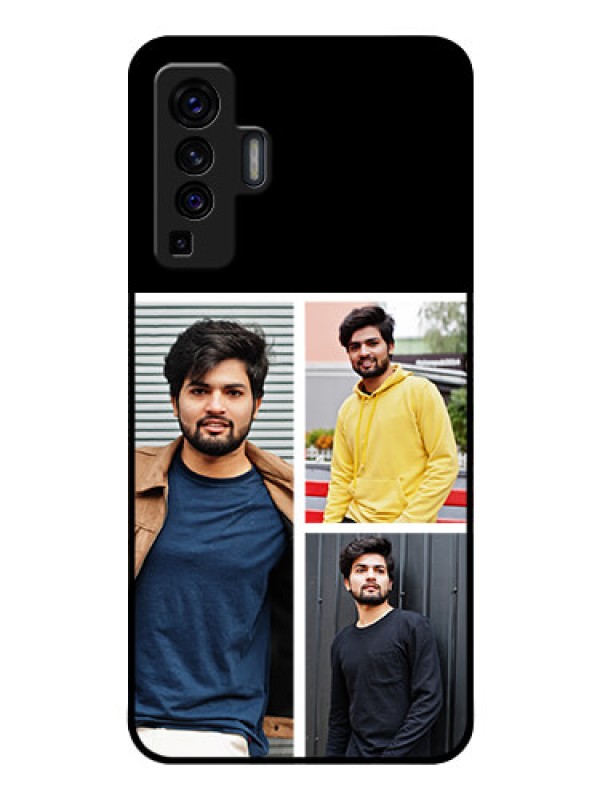 Custom Vivo X50 Photo Printing on Glass Case - Upload Multiple Picture Design
