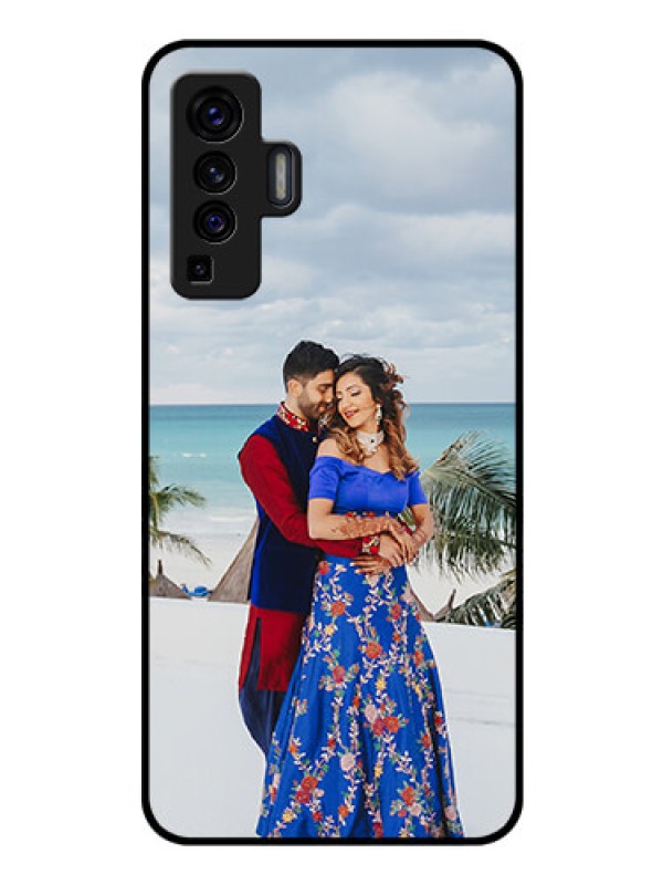 Custom Vivo X50 Photo Printing on Glass Case - Upload Full Picture Design