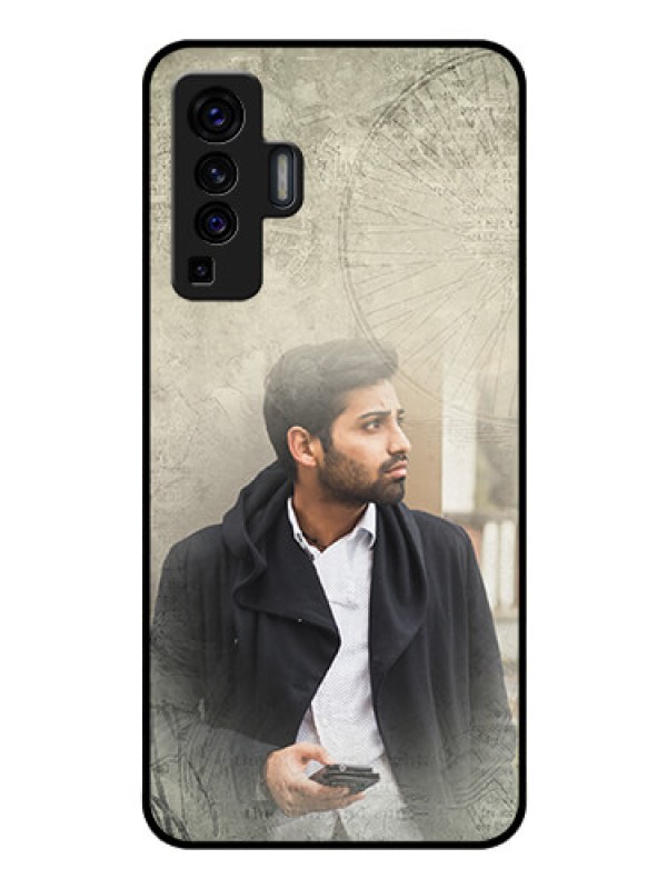 Custom Vivo X50 Custom Glass Phone Case - with vintage design