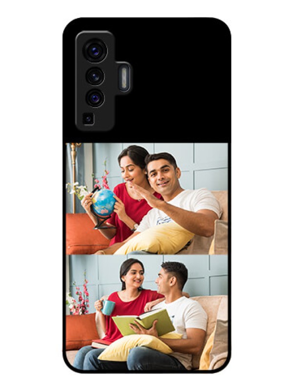 Custom Vivo X50 2 Images on Glass Phone Cover