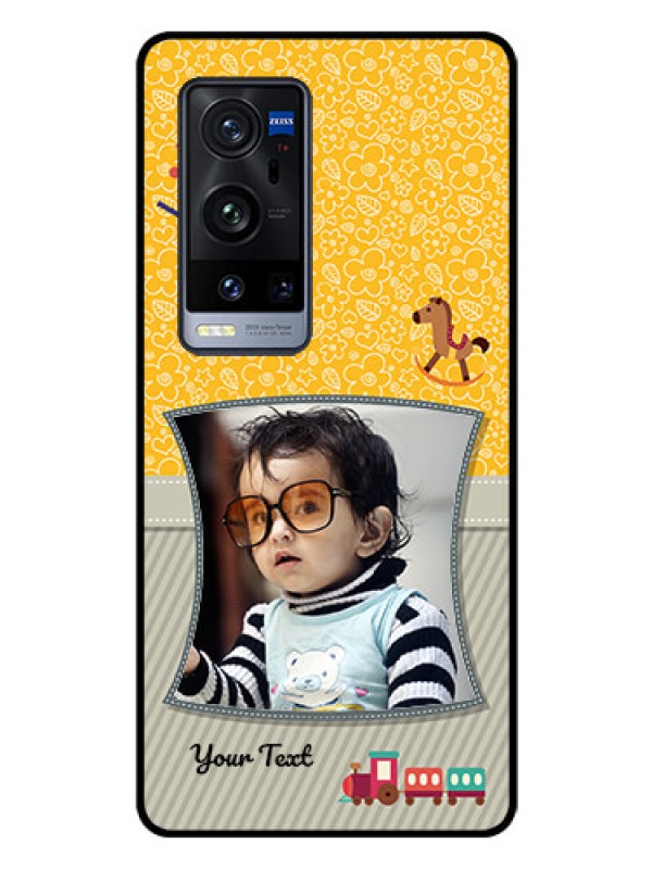 Custom Vivo X60 Pro Plus 5G Personalized Glass Phone Case - Baby Picture Upload Design