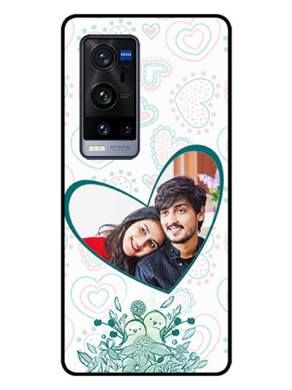 Custom Vivo X60 Pro Plus 5G Photo Printing on Glass Case - Premium Couple Design