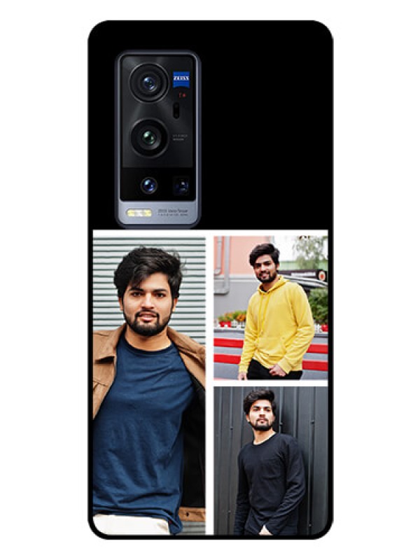 Custom Vivo X60 Pro Plus 5G Photo Printing on Glass Case - Upload Multiple Picture Design
