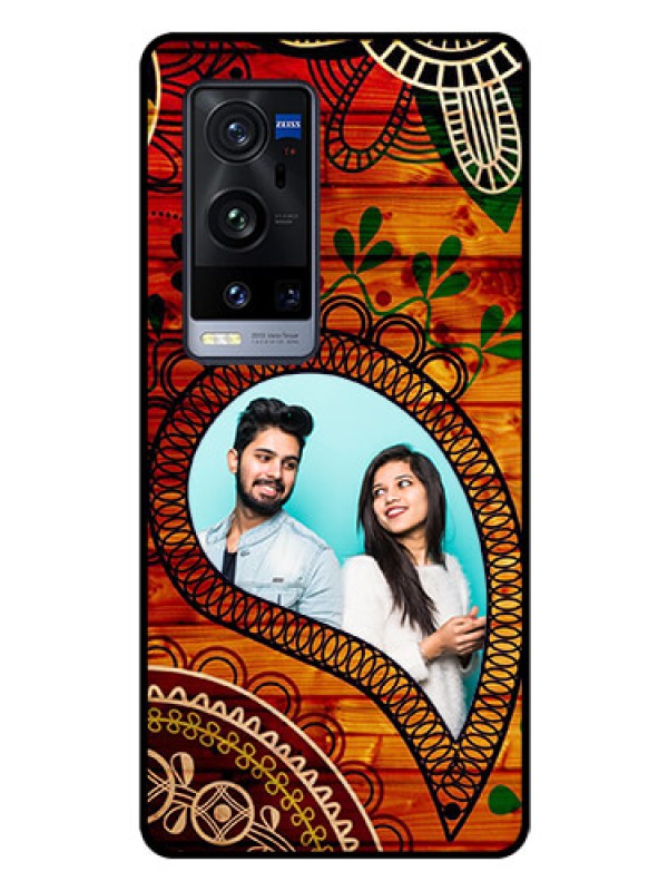 Custom Vivo X60 Pro Plus 5G Personalized Glass Phone Case - Abstract Colorful Design