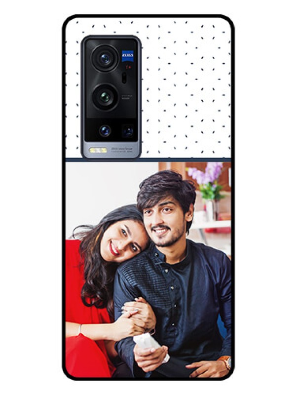 Custom Vivo X60 Pro Plus 5G Personalized Glass Phone Case - Premium Dot Design