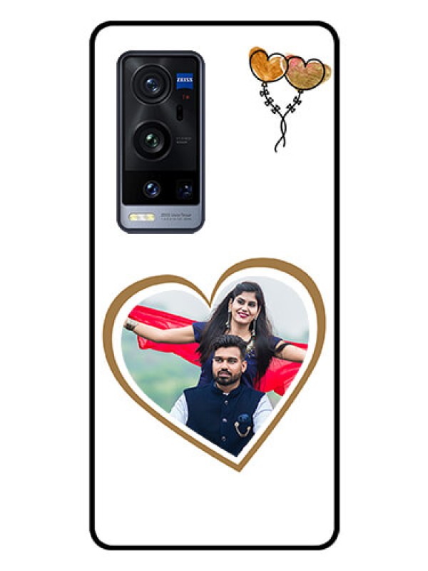 Custom Vivo X60 Pro Plus 5G Custom Glass Mobile Case - You & Me Design