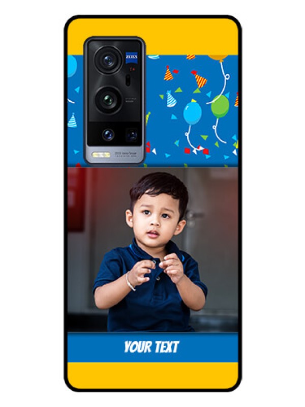 Custom Vivo X60 Pro Plus 5G Custom Glass Mobile Case - Birthday Wishes Design