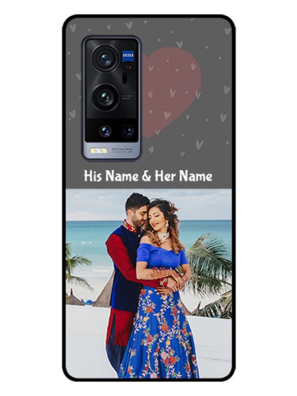 Custom Vivo X60 Pro Plus 5G Custom Glass Mobile Case - Buy Love Design with Photo Online