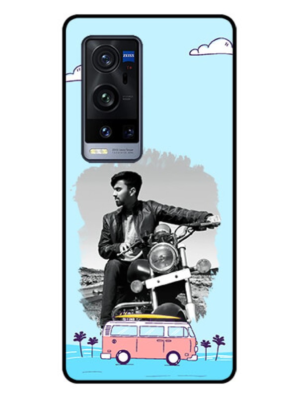 Custom Vivo X60 Pro Plus 5G Photo Printing on Glass Case - Travel & Adventure Design