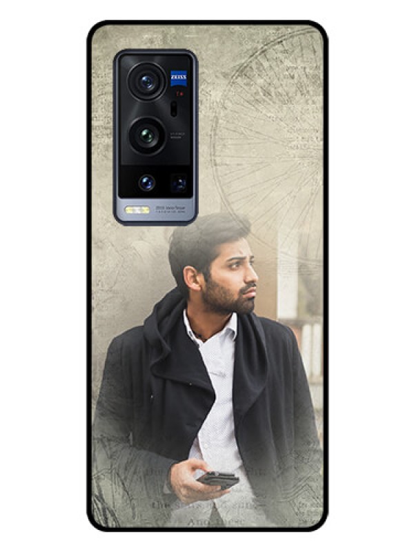 Custom Vivo X60 Pro Plus 5G Custom Glass Phone Case - with vintage design