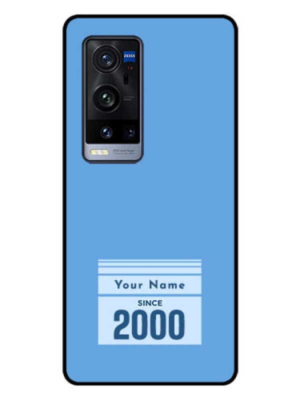 Custom Vivo X60 Pro Plus 5G Custom Glass Mobile Case - Custom Year of birth Design