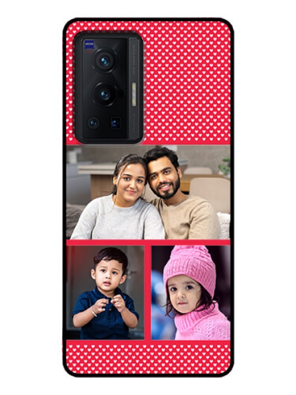 Custom Vivo X70 Pro 5G Personalized Glass Phone Case - Bulk Pic Upload Design