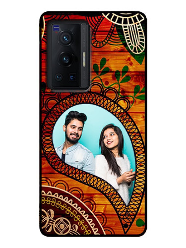 Custom Vivo X70 Pro 5G Personalized Glass Phone Case - Abstract Colorful Design