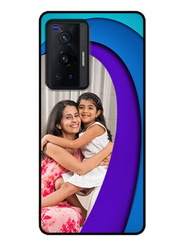 Custom Vivo X70 Pro 5G Photo Printing on Glass Case - Simple Pattern Design