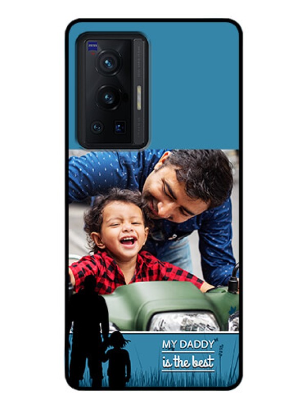 Custom Vivo X70 Pro 5G Custom Glass Mobile Case - Best dad design