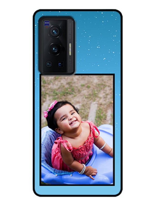Custom Vivo X70 Pro 5G Custom Glass Mobile Case - Wave Pattern Colorful Design