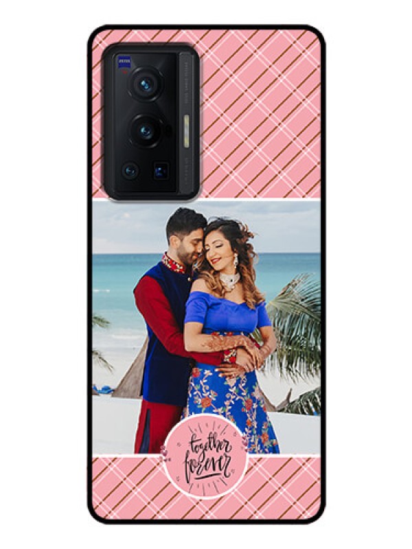 Custom Vivo X70 Pro 5G Personalized Glass Phone Case - Together Forever Design
