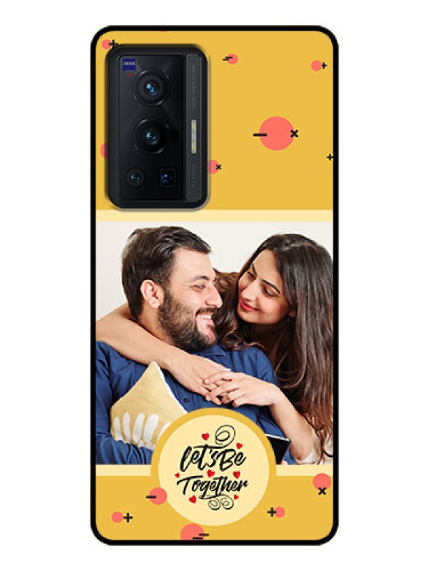 Custom Vivo X70 Pro 5G Photo Printing on Glass Case - Lets be Together Design