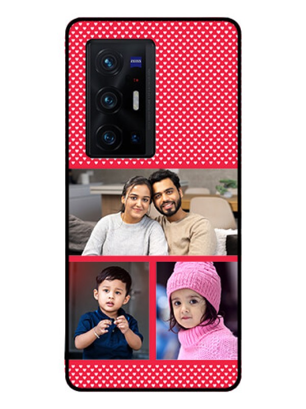 Custom Vivo X70 Pro Plus 5G Personalized Glass Phone Case - Bulk Pic Upload Design