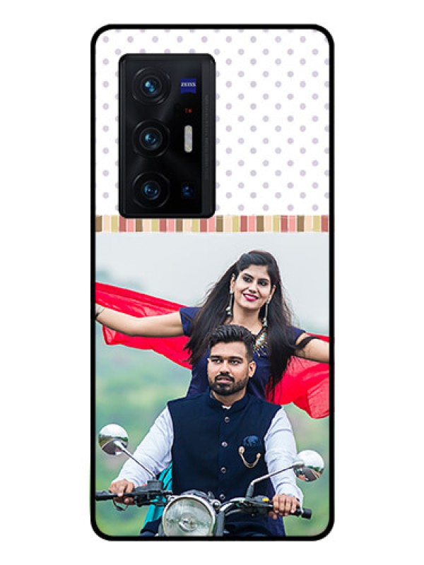 Custom Vivo X70 Pro Plus 5G Photo Printing on Glass Case - Cute Family Design