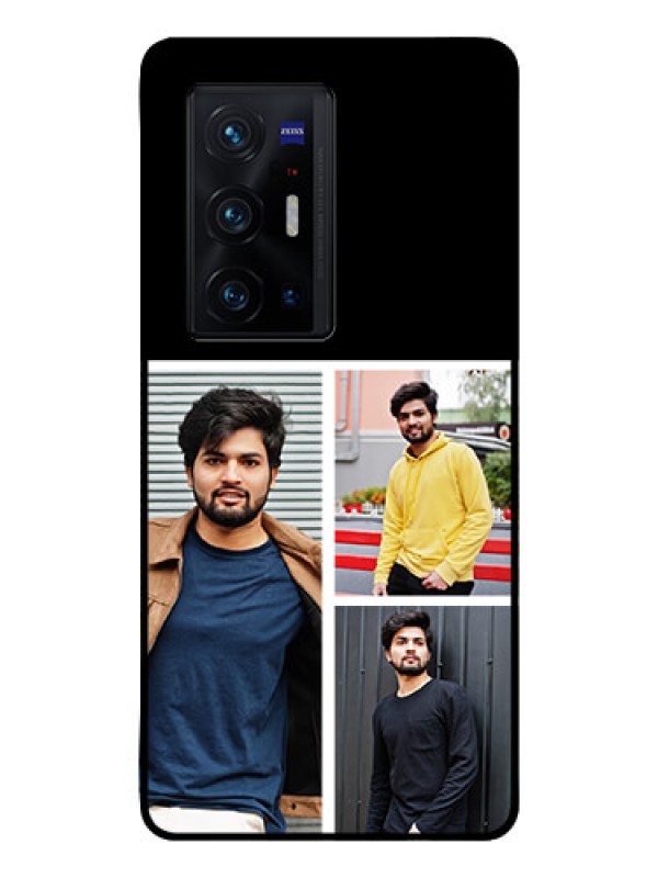 Custom Vivo X70 Pro Plus 5G Photo Printing on Glass Case - Upload Multiple Picture Design