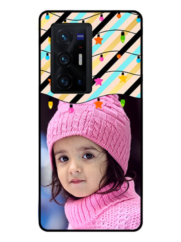 Custom Vivo X70 Pro Plus 5G Custom Glass Mobile Case - Lights Hanging Design