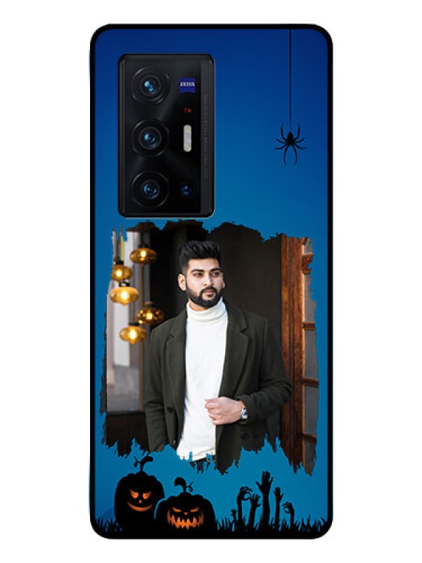 Custom Vivo X70 Pro Plus 5G Photo Printing on Glass Case - with pro Halloween design