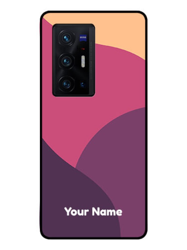 Custom Vivo X70 Pro Plus 5G Custom Glass Phone Case - Mixed Multi-colour abstract art Design