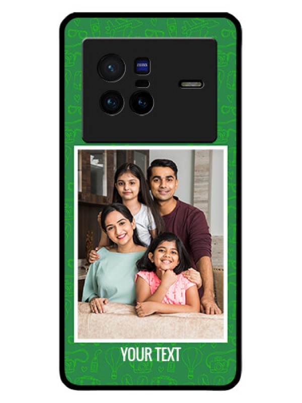 Custom Vivo X80 5G Personalized Glass Phone Case - Picture Upload Design