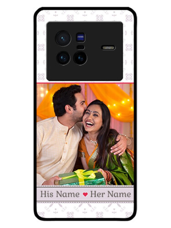 Custom Vivo X80 5G Custom Glass Mobile Case - with Photo and Ethnic Design