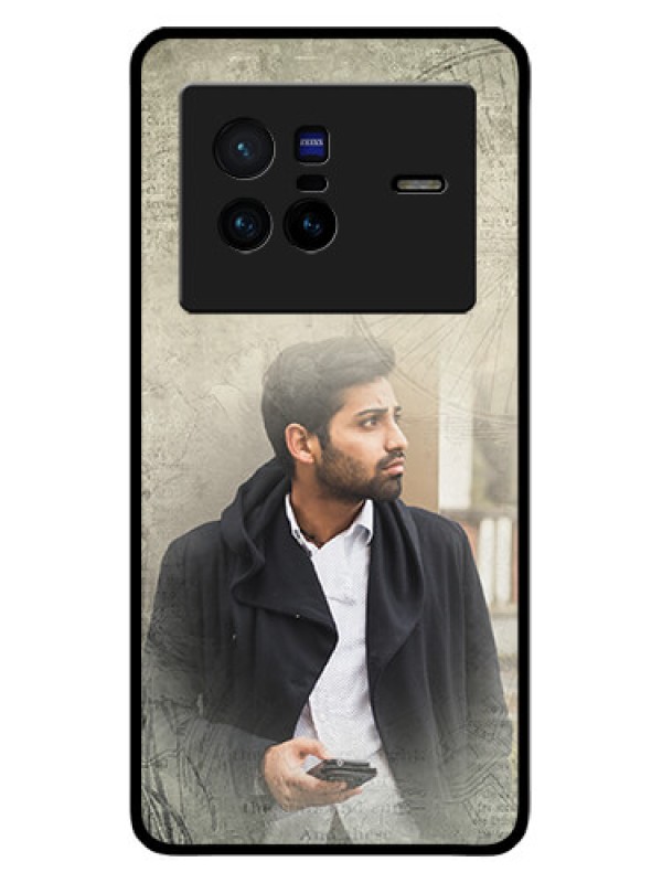 Custom Vivo X80 5G Custom Glass Phone Case - with vintage design