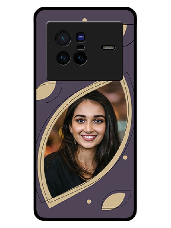 Custom Vivo X80 5G Custom Glass Mobile Case - Falling Leaf Design