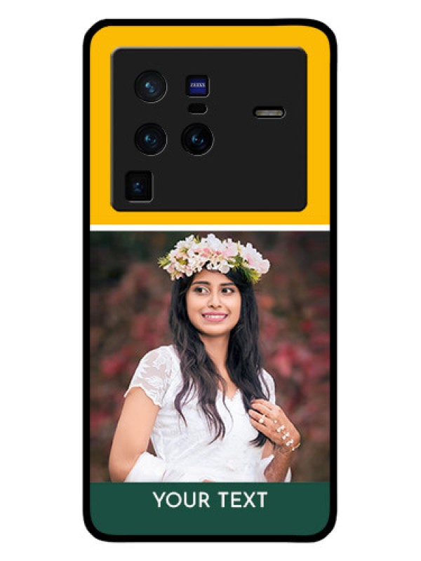 Custom Vivo X80 Pro 5G Photo Printing on Glass Case - Love You Design