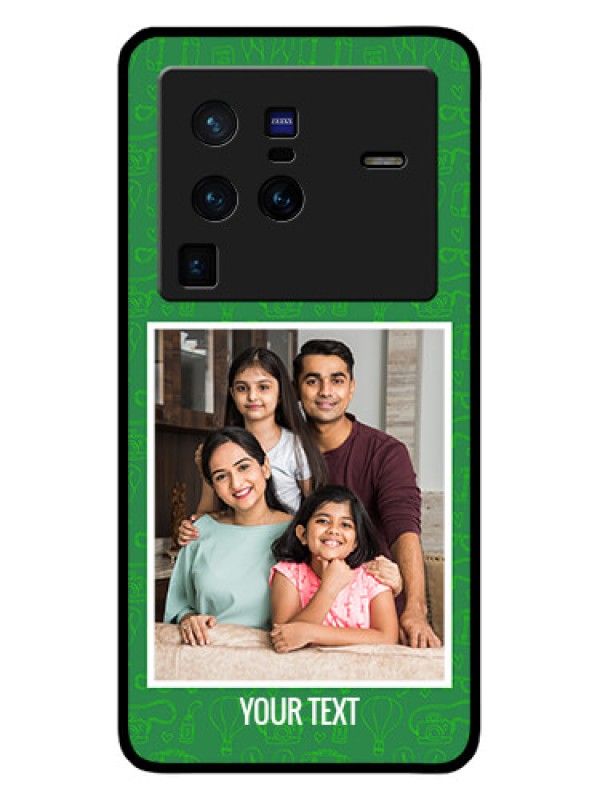 Custom Vivo X80 Pro 5G Personalized Glass Phone Case - Picture Upload Design