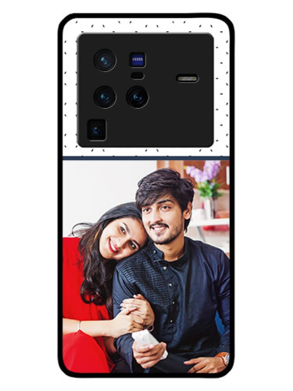 Custom Vivo X80 Pro 5G Personalized Glass Phone Case - Premium Dot Design