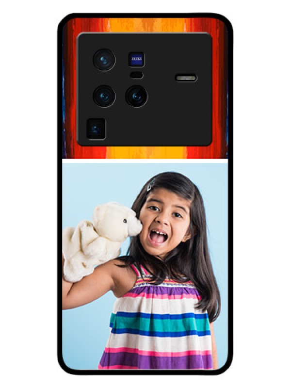 Custom Vivo X80 Pro 5G Personalized Glass Phone Case - Multi Color Design