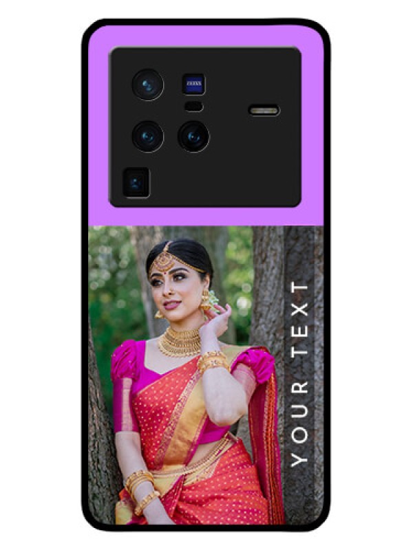 Custom Vivo X80 Pro 5G Custom Glass Mobile Case - Birthday Icons Design