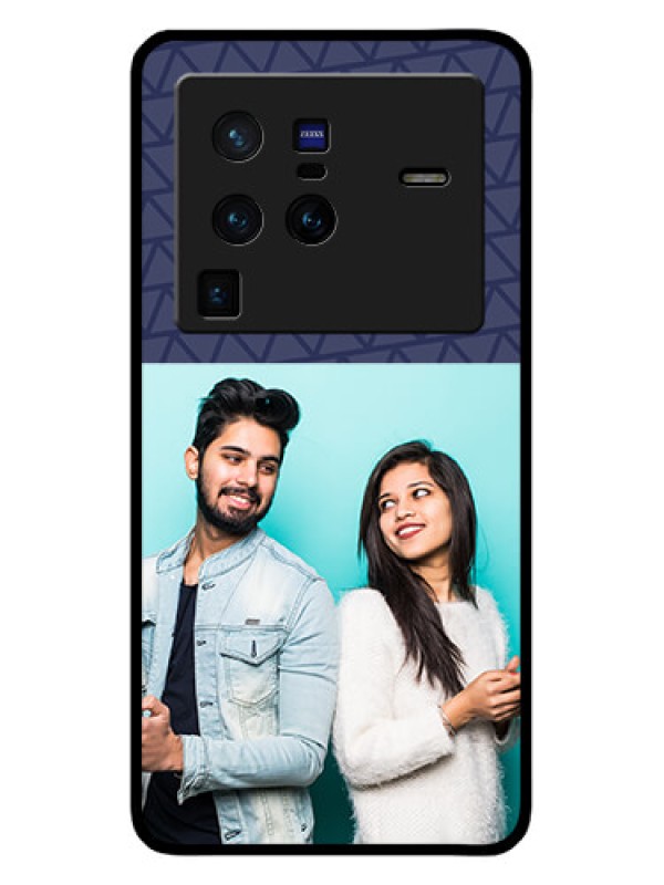 Custom Vivo X80 Pro 5G Photo Printing on Glass Case - with Best Friends Design