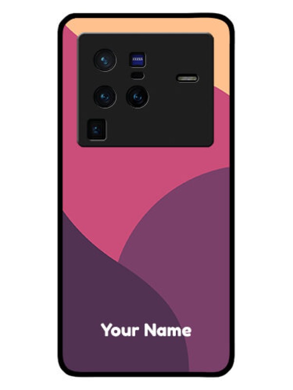 Custom Vivo X80 Pro 5G Custom Glass Phone Case - Mixed Multi-colour abstract art Design