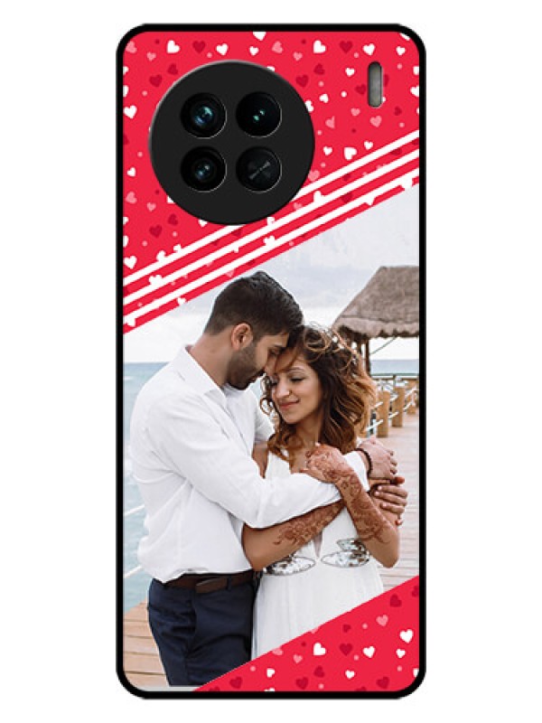 Custom Vivo X90 5G Custom Glass Mobile Case - Valentines Gift Design