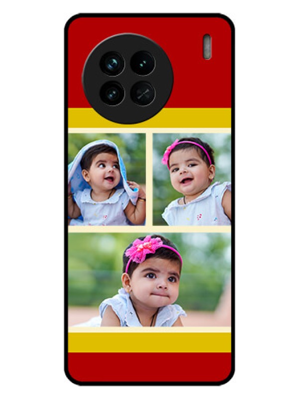 Custom Vivo X90 5G Custom Glass Mobile Case - Multiple Pic Upload Design