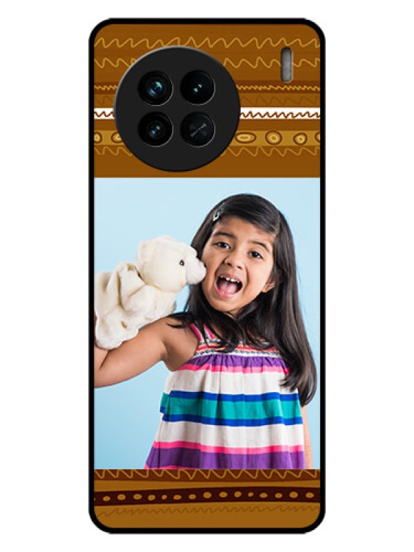 Custom Vivo X90 5G Custom Glass Phone Case - Friends Picture Upload Design