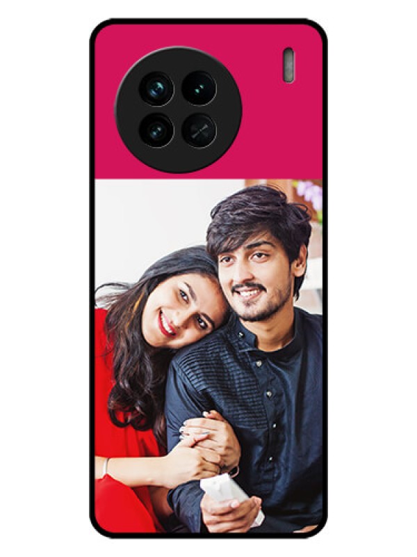 Custom Vivo X90 5G Custom Glass Mobile Case - Anniversary Cover Design
