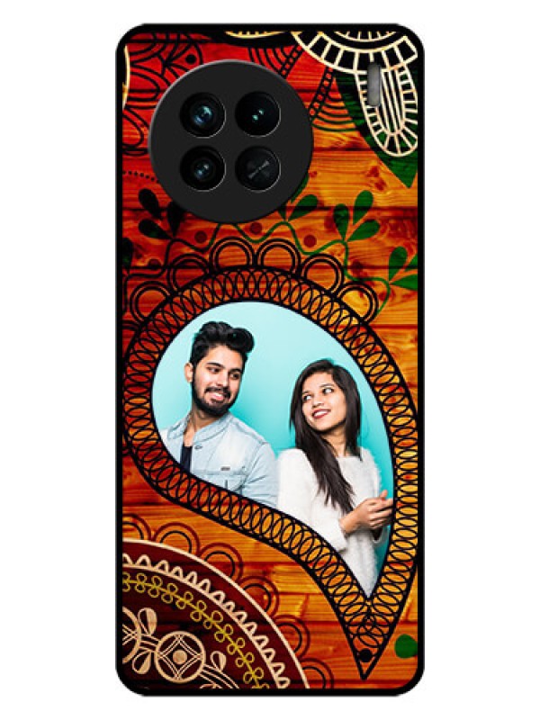 Custom Vivo X90 5G Personalized Glass Phone Case - Abstract Colorful Design