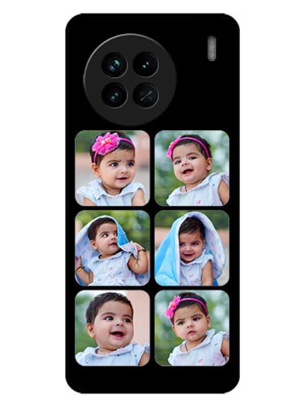 Custom Vivo X90 5G Photo Printing on Glass Case - Multiple Pictures Design