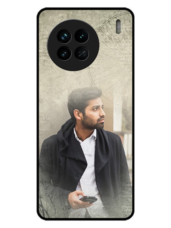 Custom Vivo X90 5G Custom Glass Phone Case - with vintage design