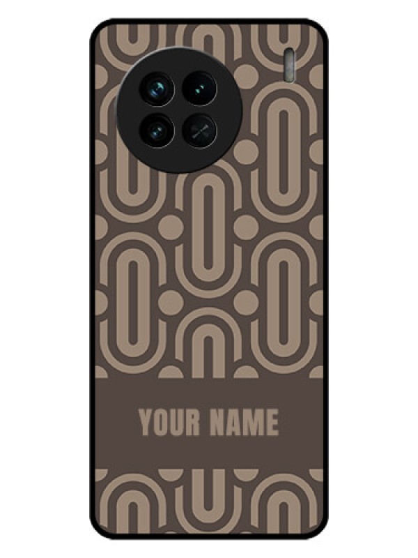 Custom Vivo X90 5G Custom Glass Phone Case - Captivating Zero Pattern Design
