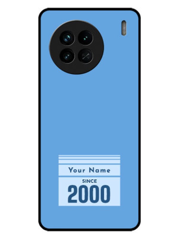 Custom Vivo X90 5G Custom Glass Mobile Case - Custom Year of birth Design