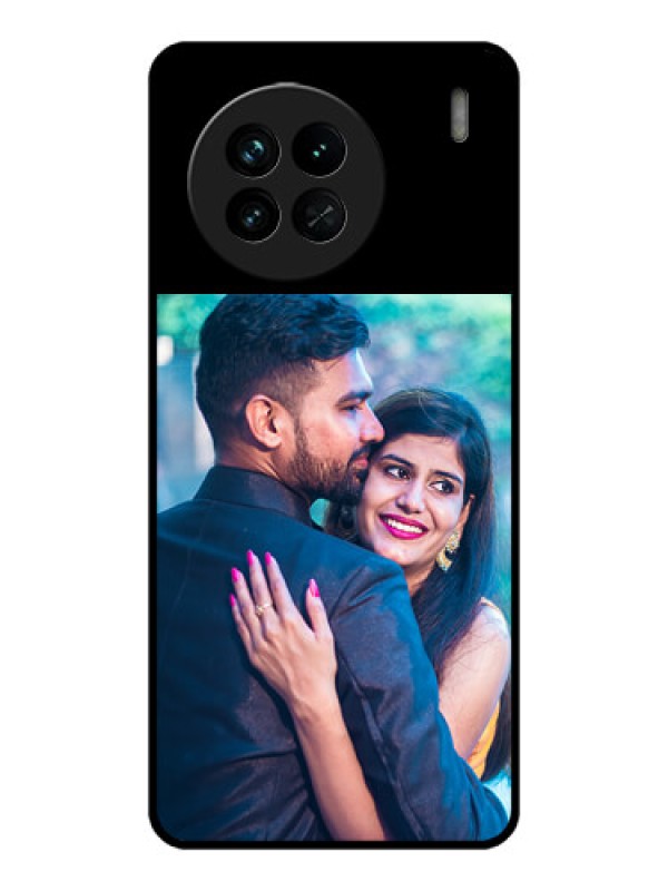 Custom Vivo X90 5G Custom Glass Phone Case - Upload Full Picture With Custom Color Design