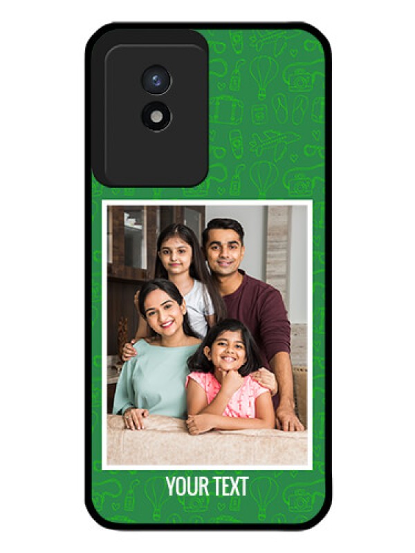 Custom Vivo Y02 Personalized Glass Phone Case - Picture Upload Design